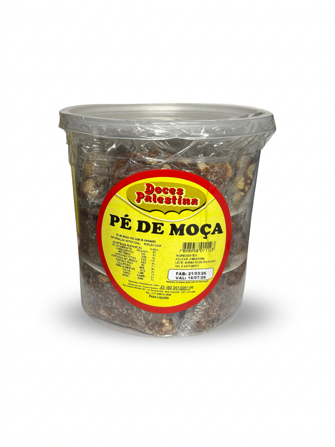 Pé de Moça - Pote com 20 unidades
