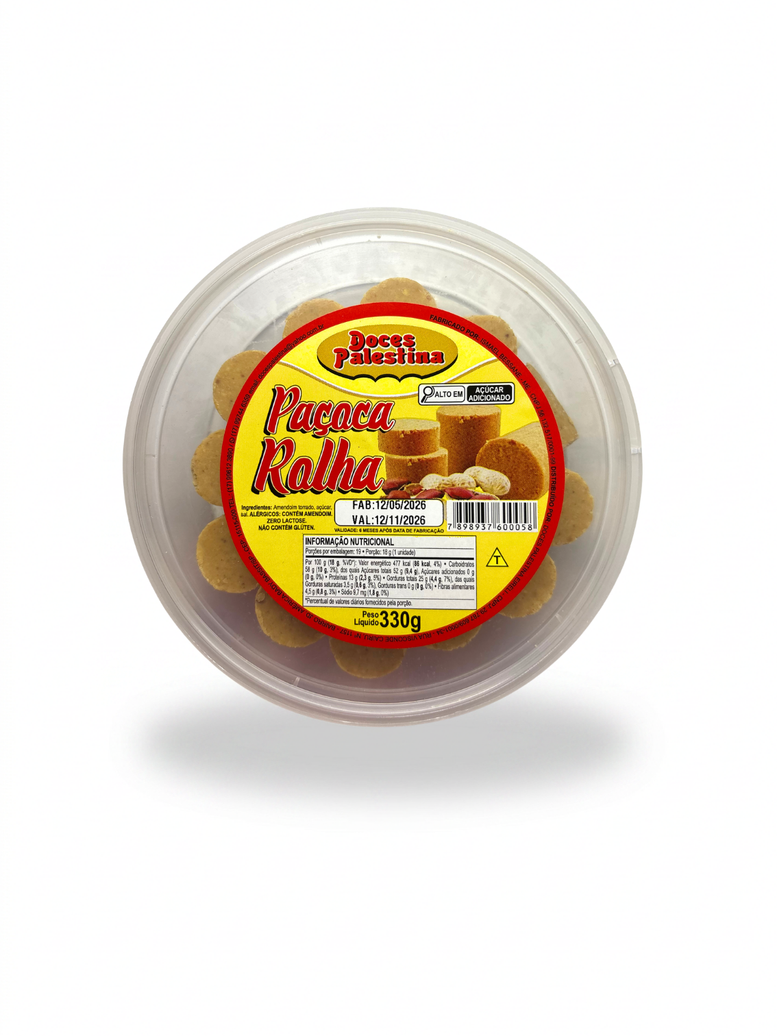 Paçoca Rolha - 330g